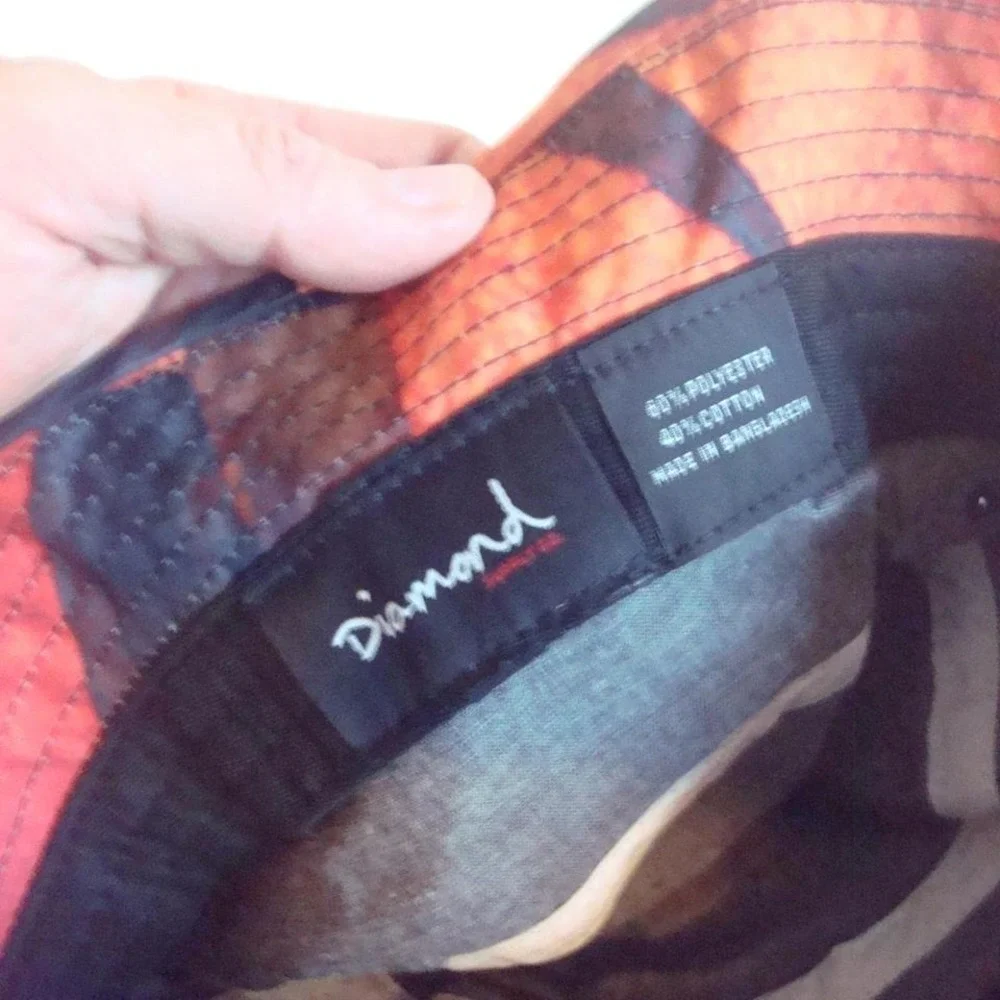 DIAMOND SUPPLY FLOPPY BUCKET 00S Y2K HAT CAP‎ VINTAGE G5